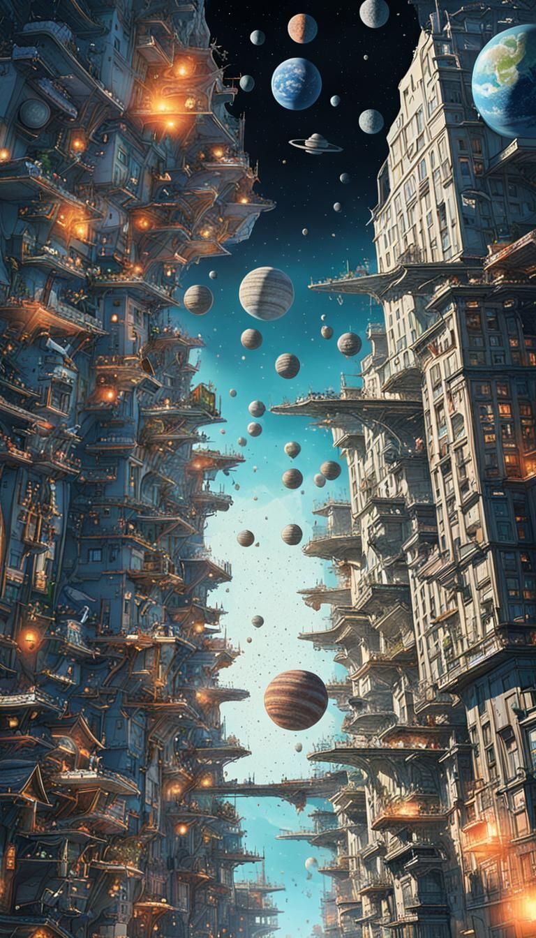 City Defies Gravity and Floats into Space