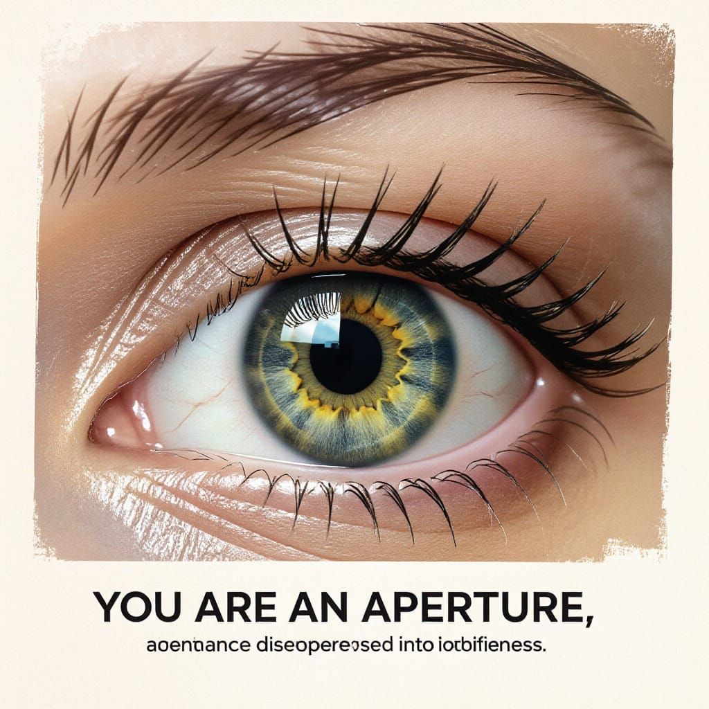 The Universe Gazing Through an Eye in the Void