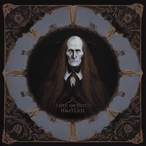 Melancholic Blues Album Cover in Old Master Style