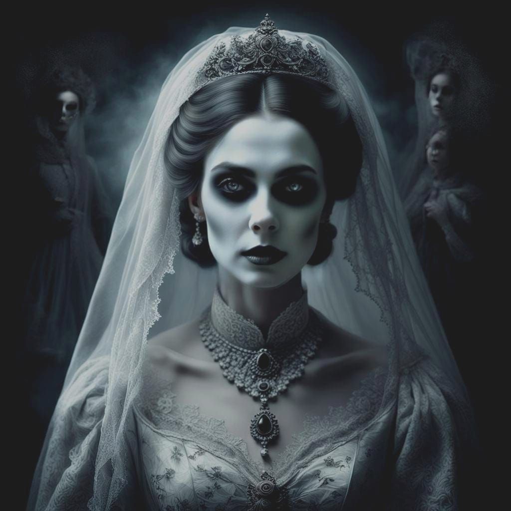 portrait of ghost bride
