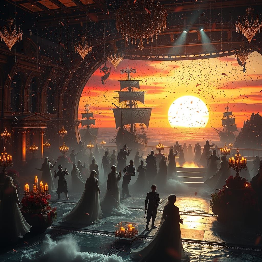 Ghosts of Navigators at a Haunted New Year's Ball