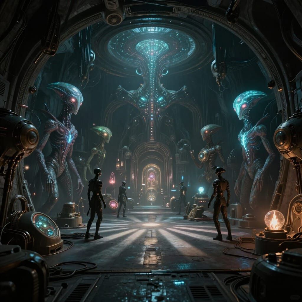 Secret Alien Bunker Guarded by Mystical Creatures