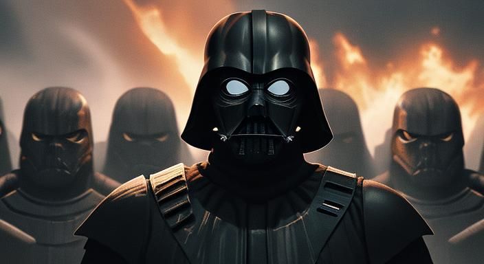 Darth Vader Eye of Sauron Mashup