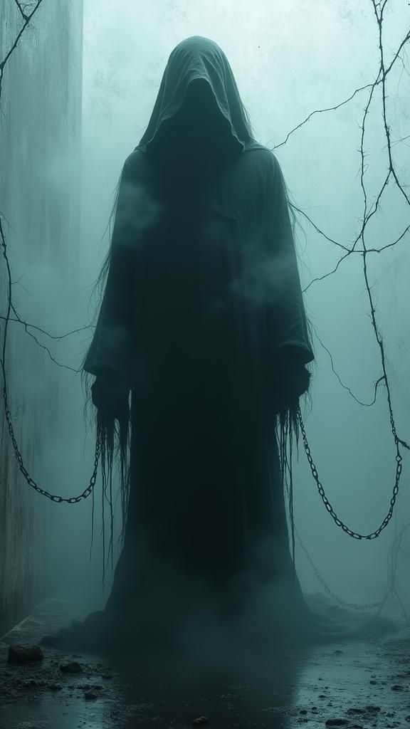 Anxiety Embodied: Figure in Shattered Reflection