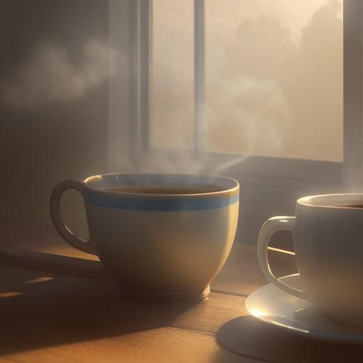 Morning Routine in Hyper-Realistic Digital Art