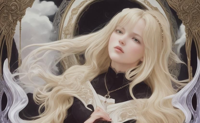 maria alucard castlevania symphony of night playstation feels beautiful like nicole maines Art Nouveau highly decorated ...