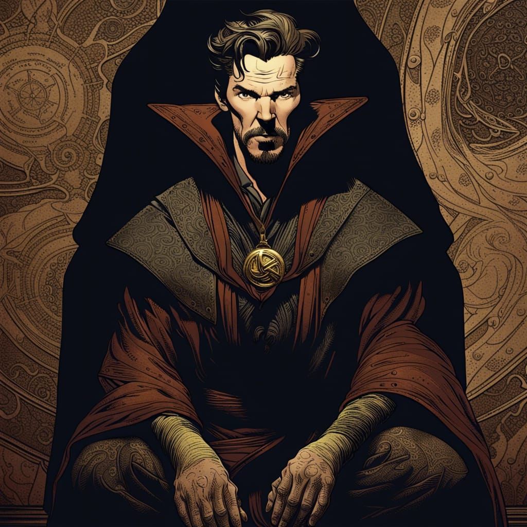 Doctor Strange and the Darkhold, Rembrandt Engraving