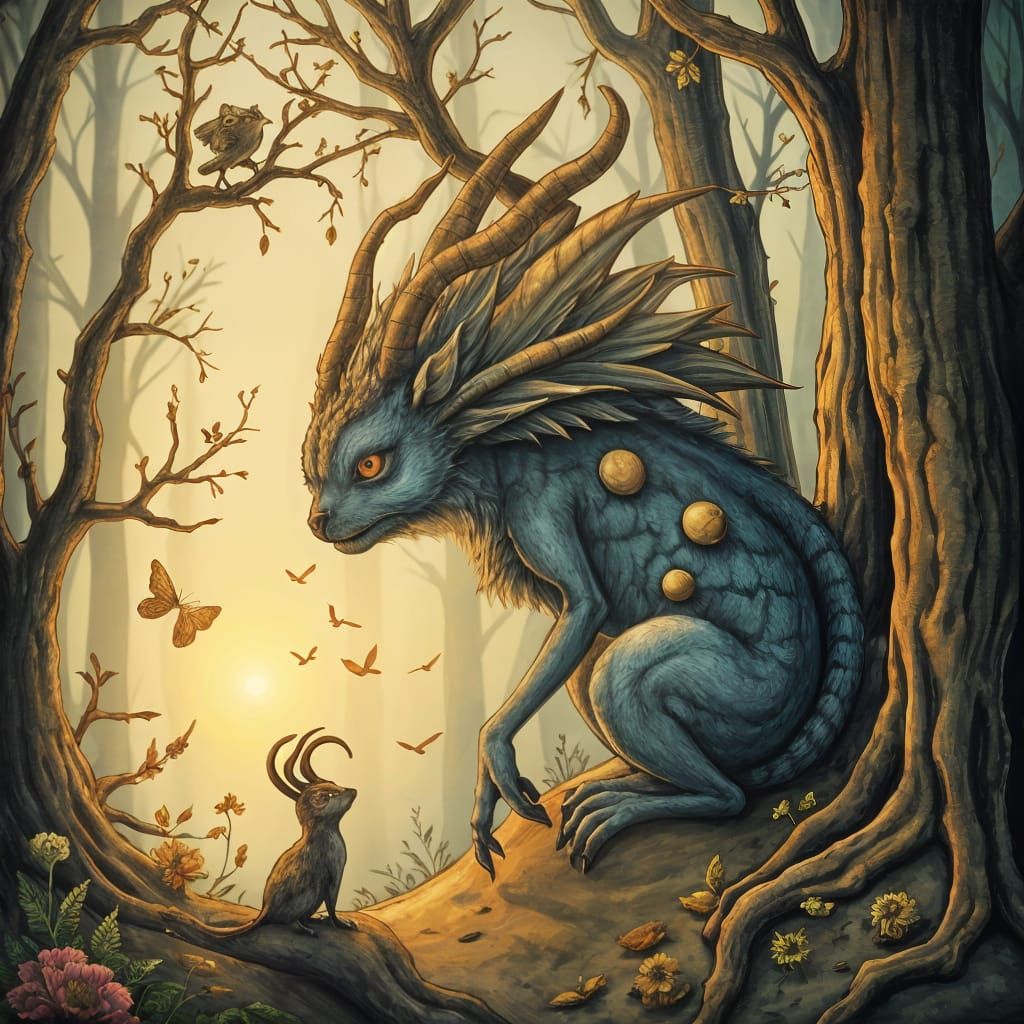 Mysterious Whimsical Landscape