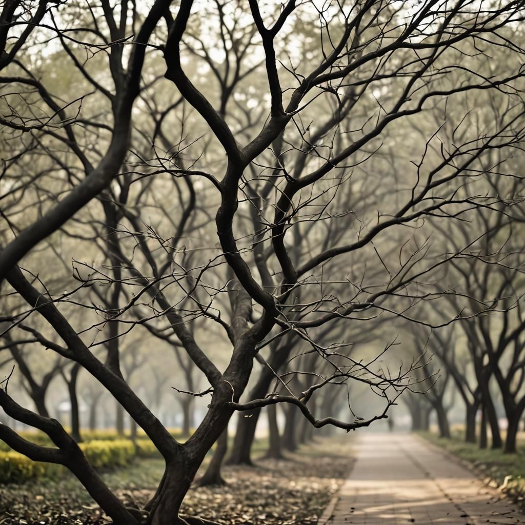 Trees of Loneliness: A Photographic Study of Emptiness