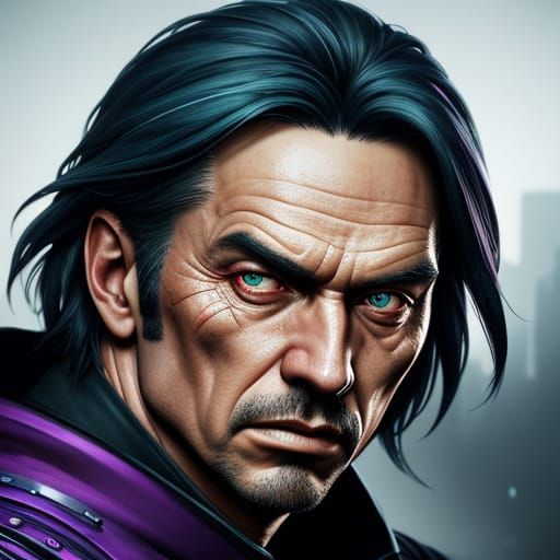 Vibrant Dieter in Cinematic Hyperrealism