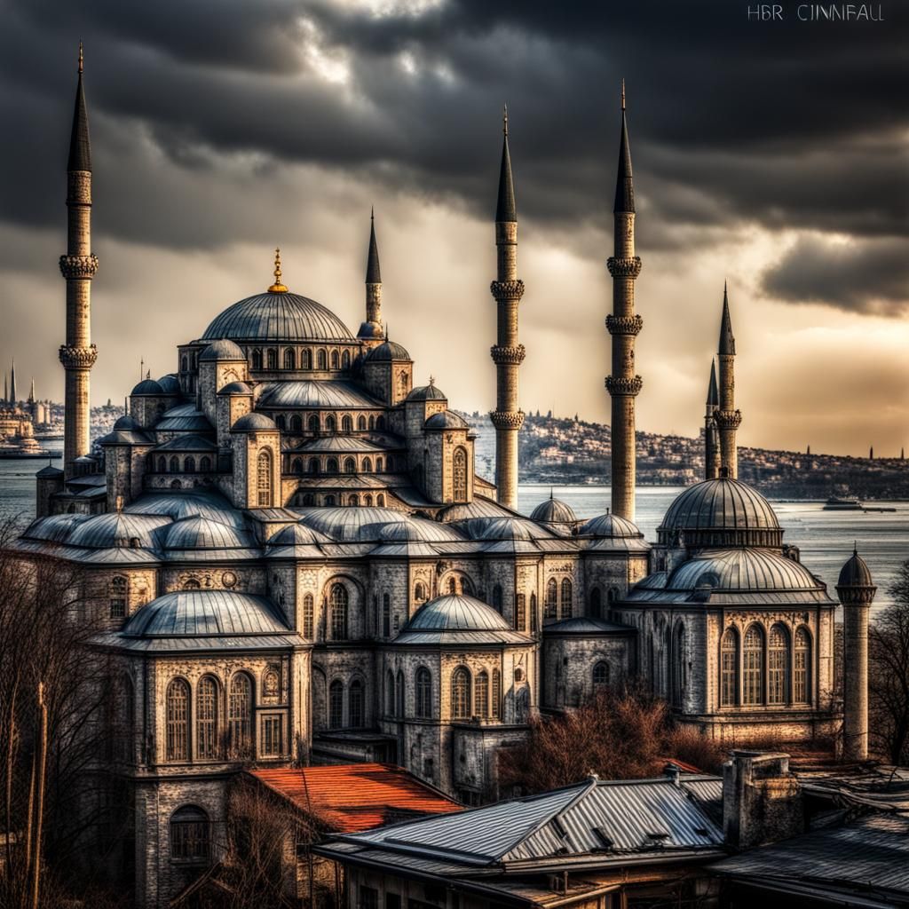 Hyperrealistic Istanbul Cityscape in Sharp Focus
