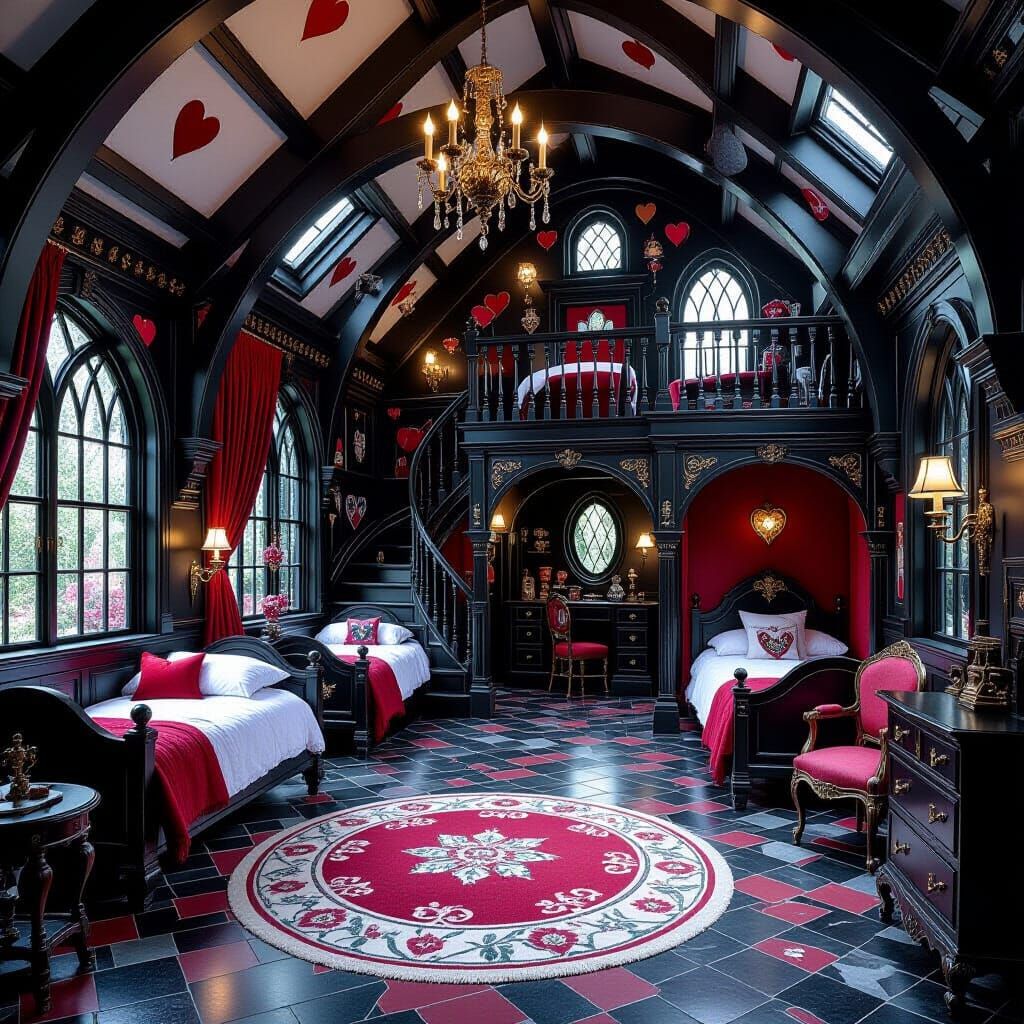 Whimsical Academy Inspired by Tim Burton's Wonderland