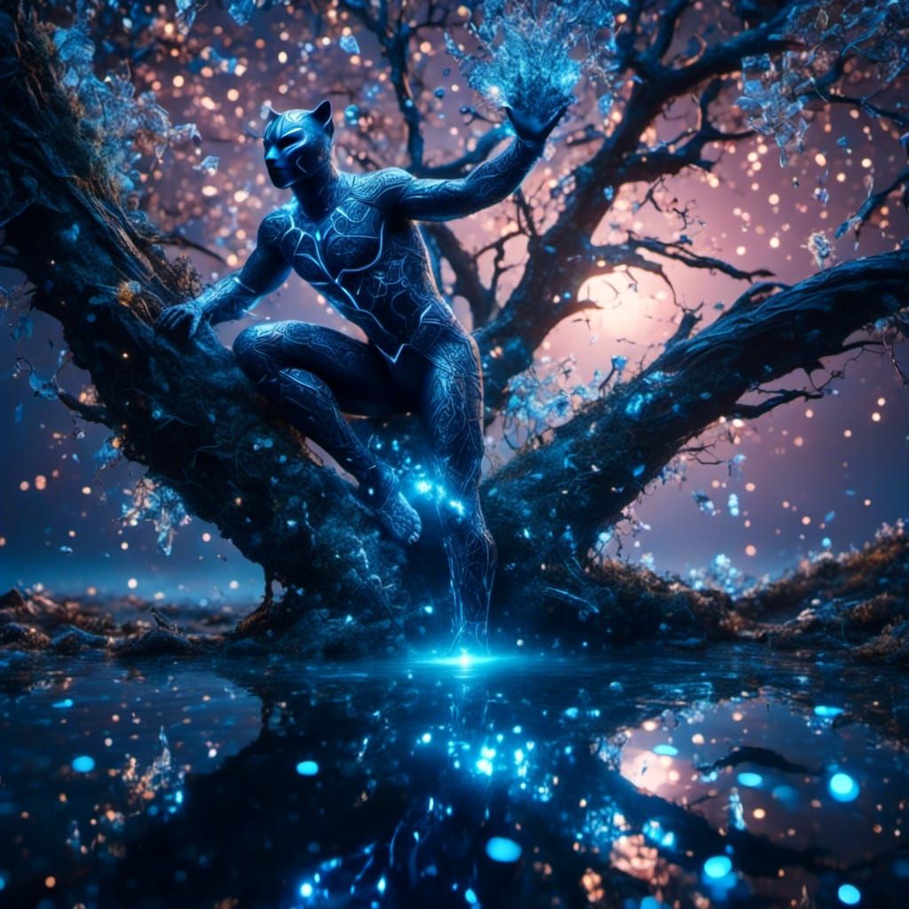 Black Panther in the Dream World