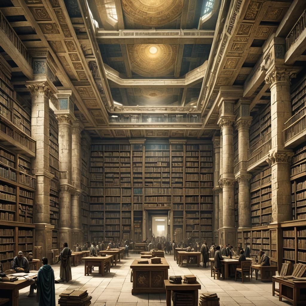 The Grand Library of Alexandria Reimagined