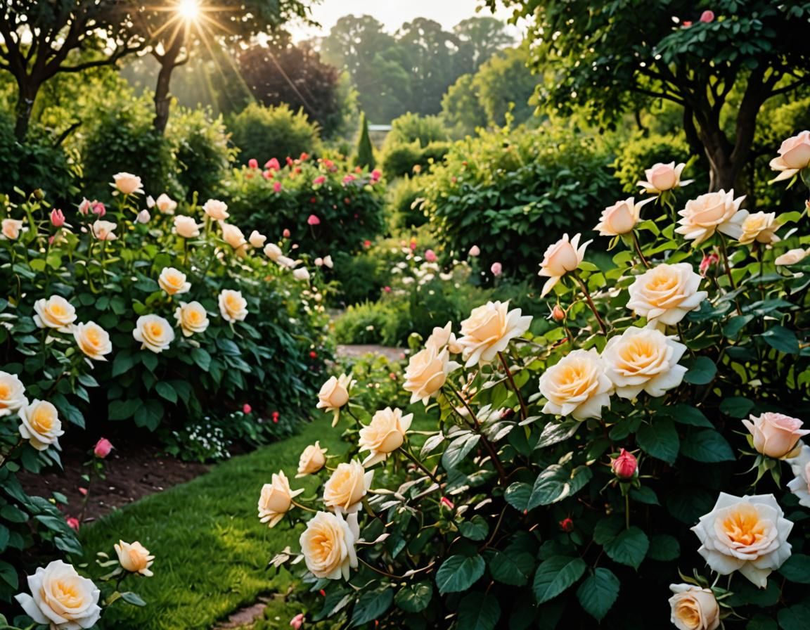 I come to the garden alone while the dew is still on the ros...