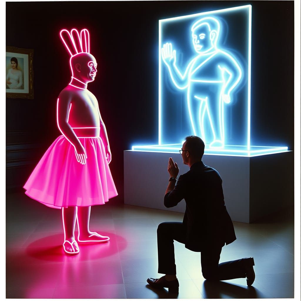 Surrealist Art Piece Combines Pop Culture Icons