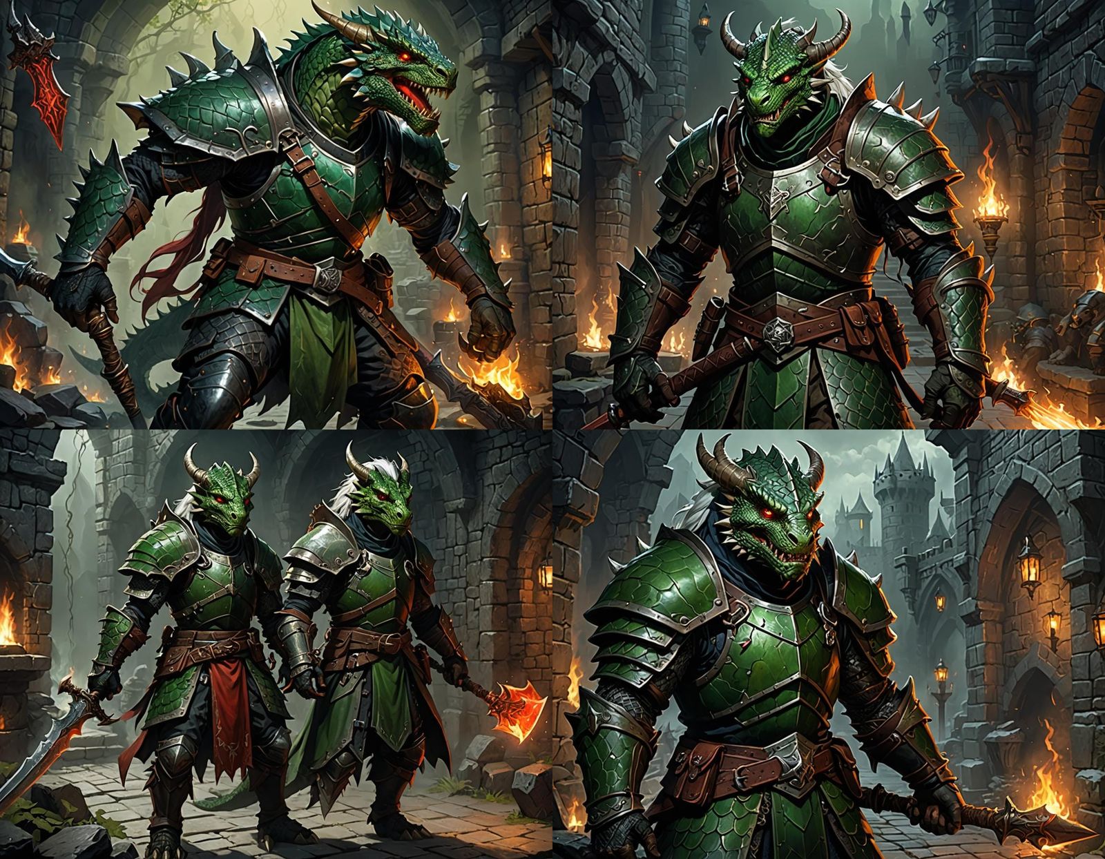 Dungeons and dragons Barbarian Dragonborn