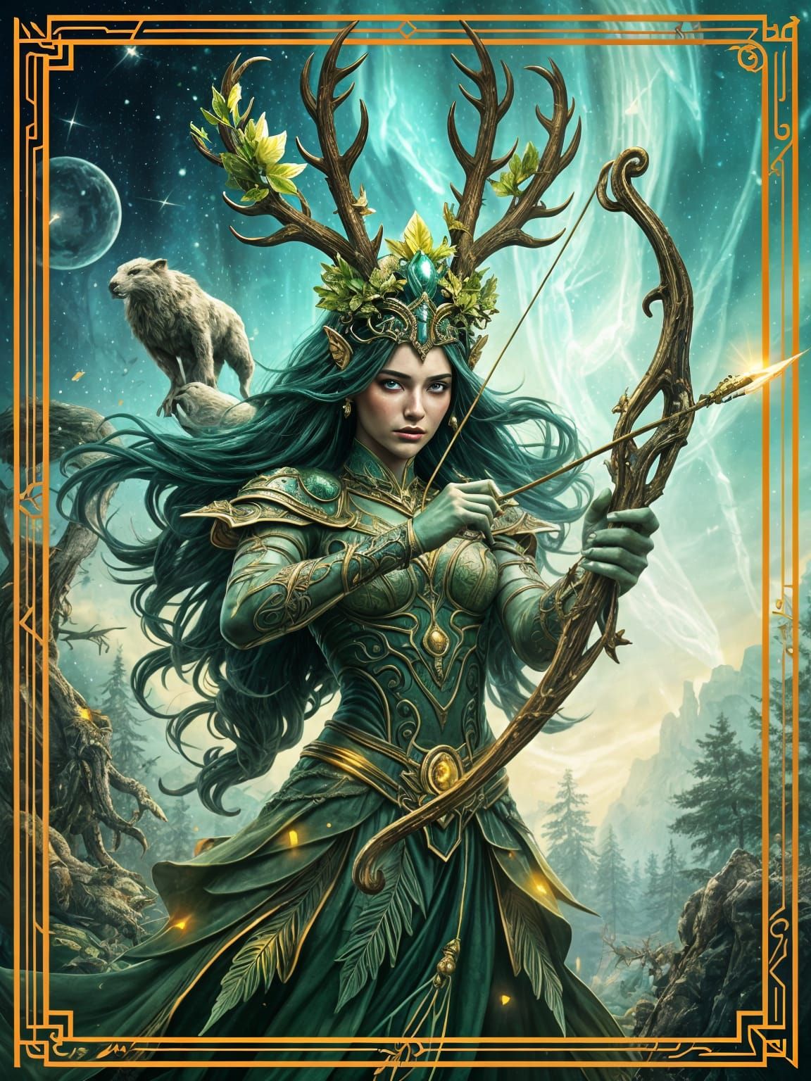 Magic the Gathering - Nylea, God of the Hunt