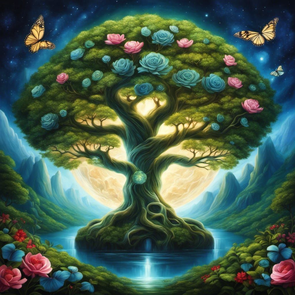Tree of Life Inside Planet Earth