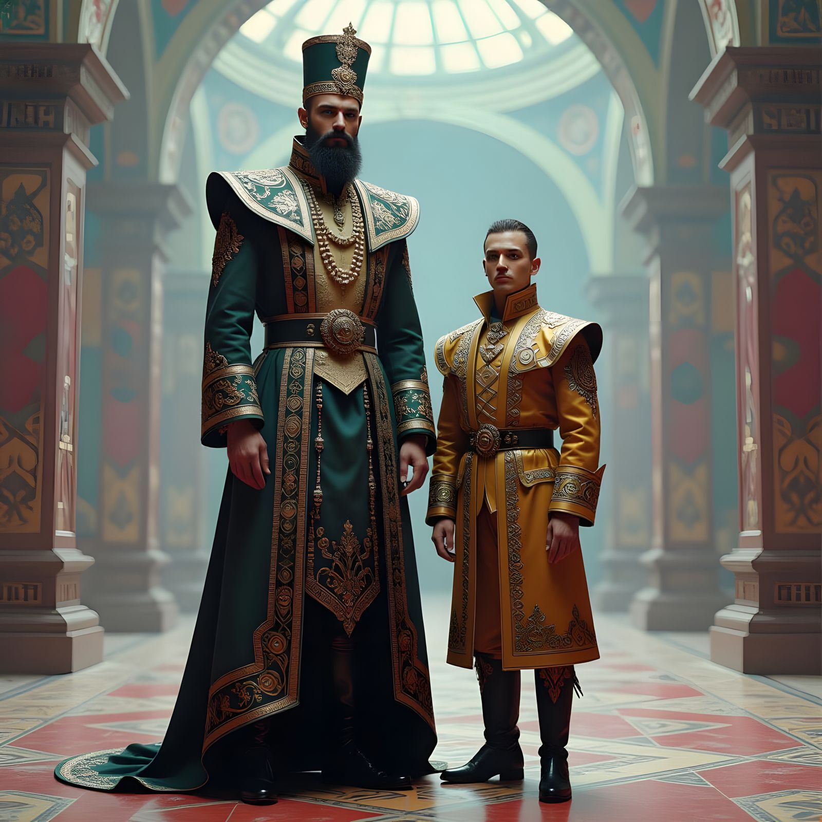 A Tall Man and a Short Man