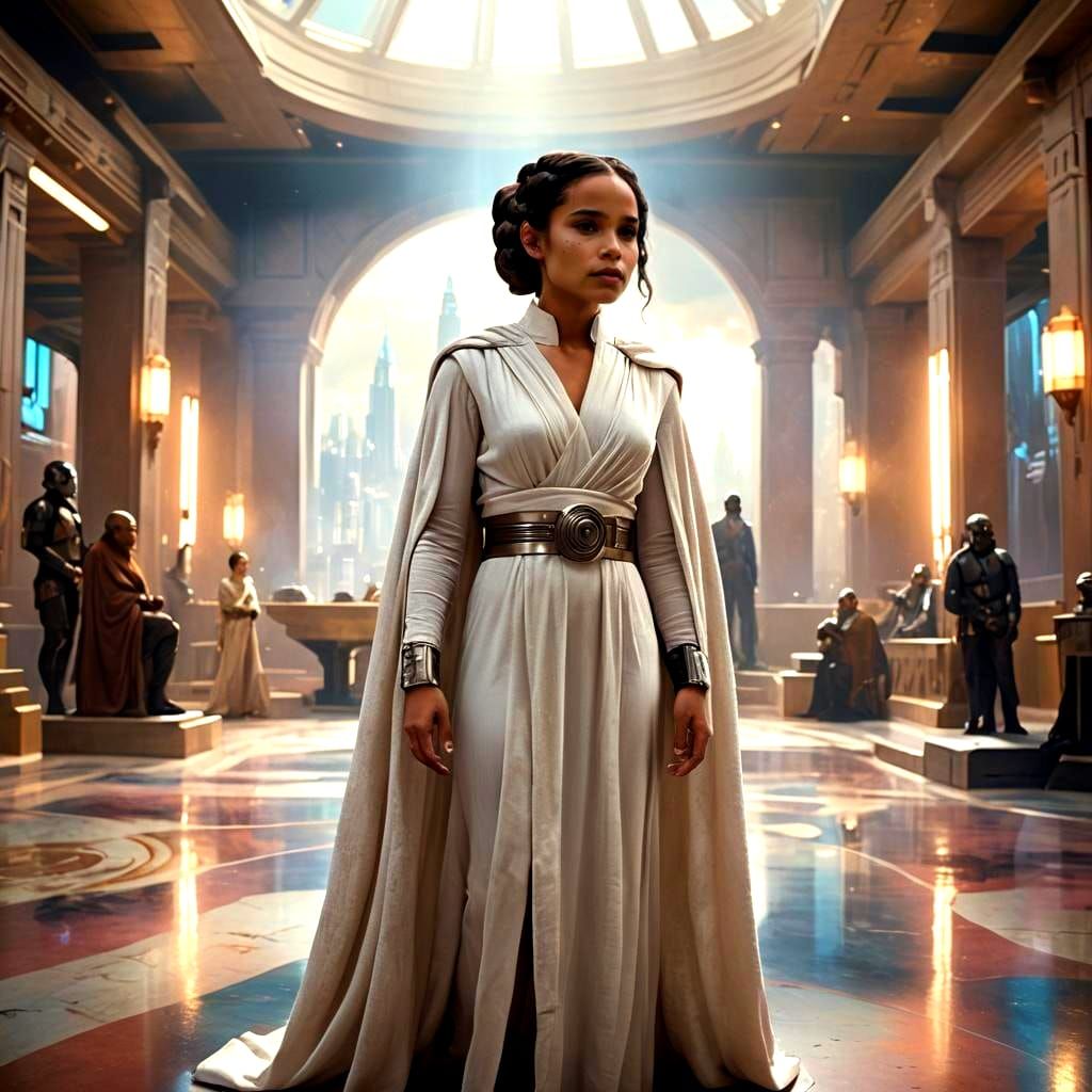 Princess Leia in Senatorial Apartment on Coruscant