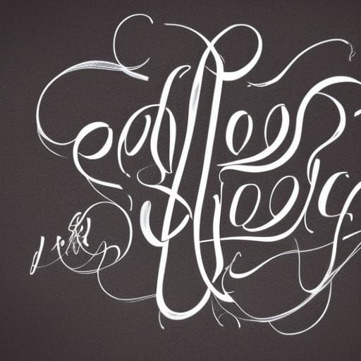 Elegant Calligraphy Art