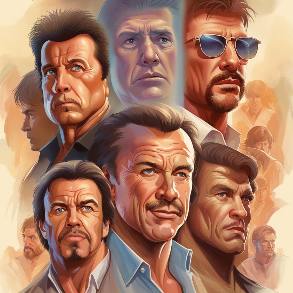 80s Heist movie poster