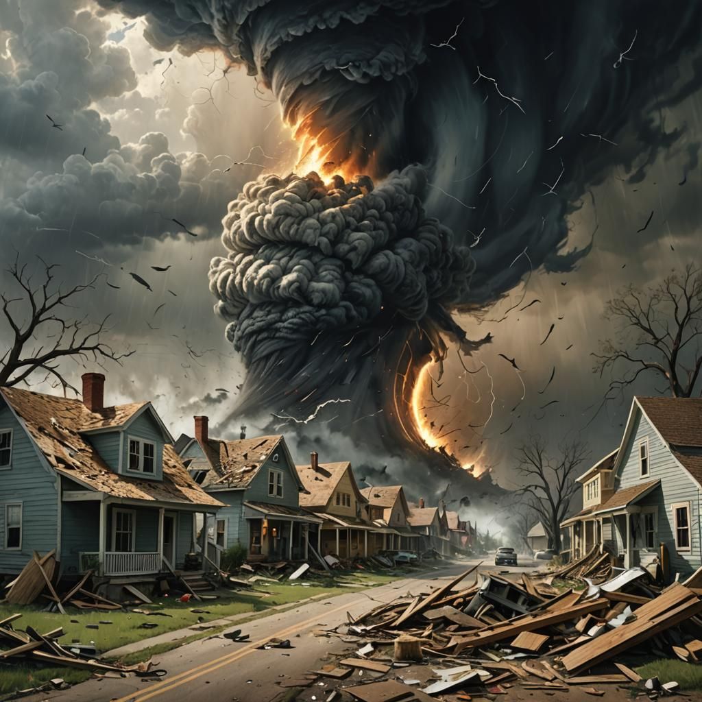 Devastating Tornado Sweeps Through Village