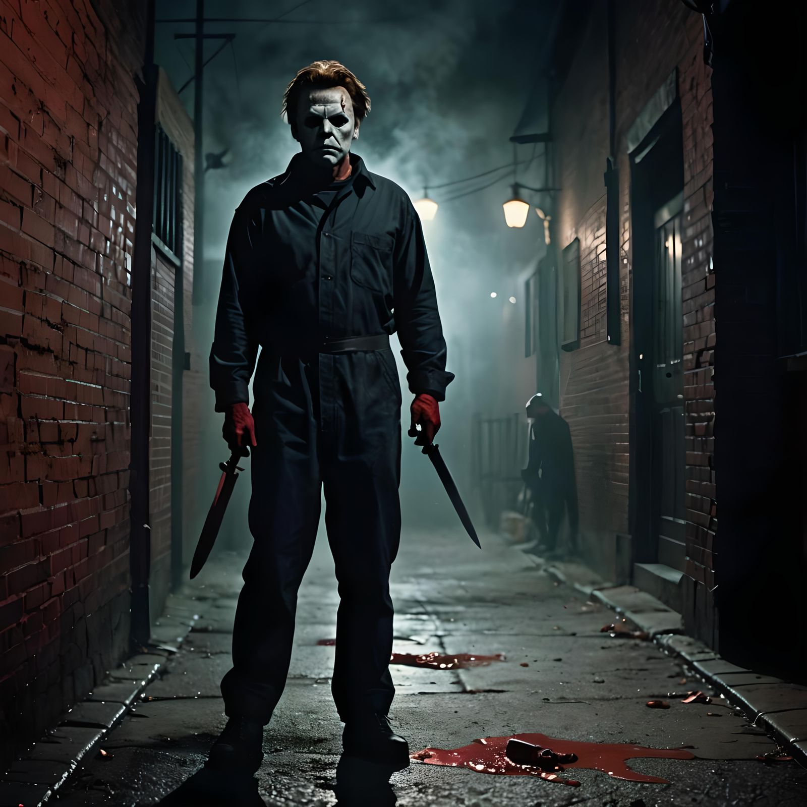 Michael Myers Cinematic Film Still