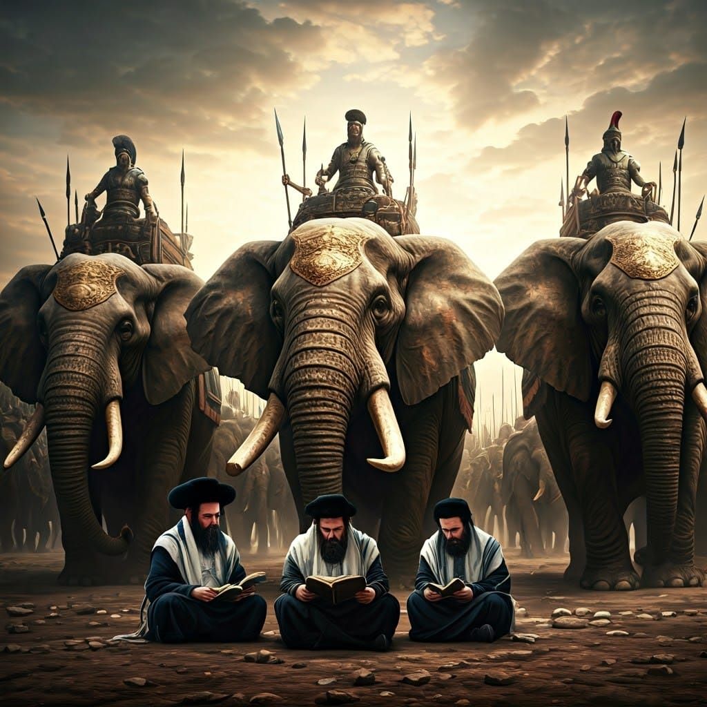 Ancient Greek Warriors Clash with Ultra-Orthodox Jews in Epi...