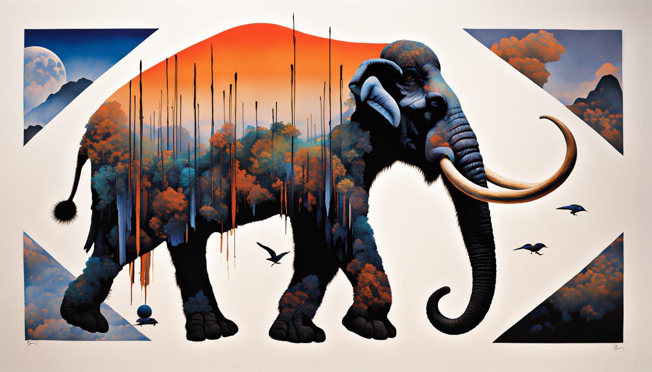 Majestic Mammoth in Ha Long Bay's Dreamlike Landscape