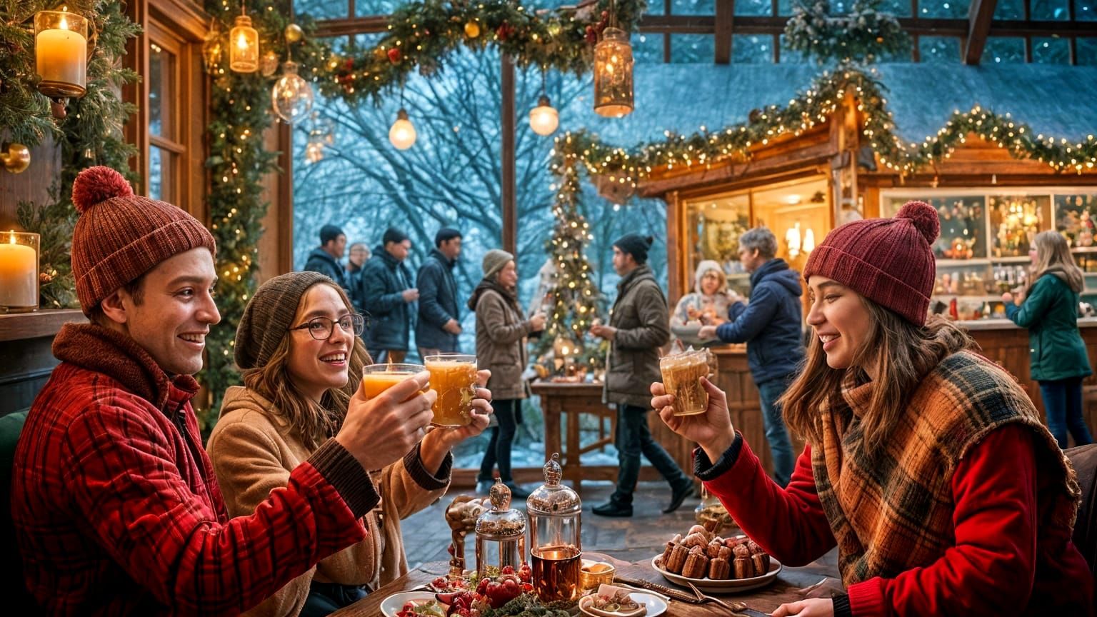 Winter Wonderland Gathering in Cozy Warmth