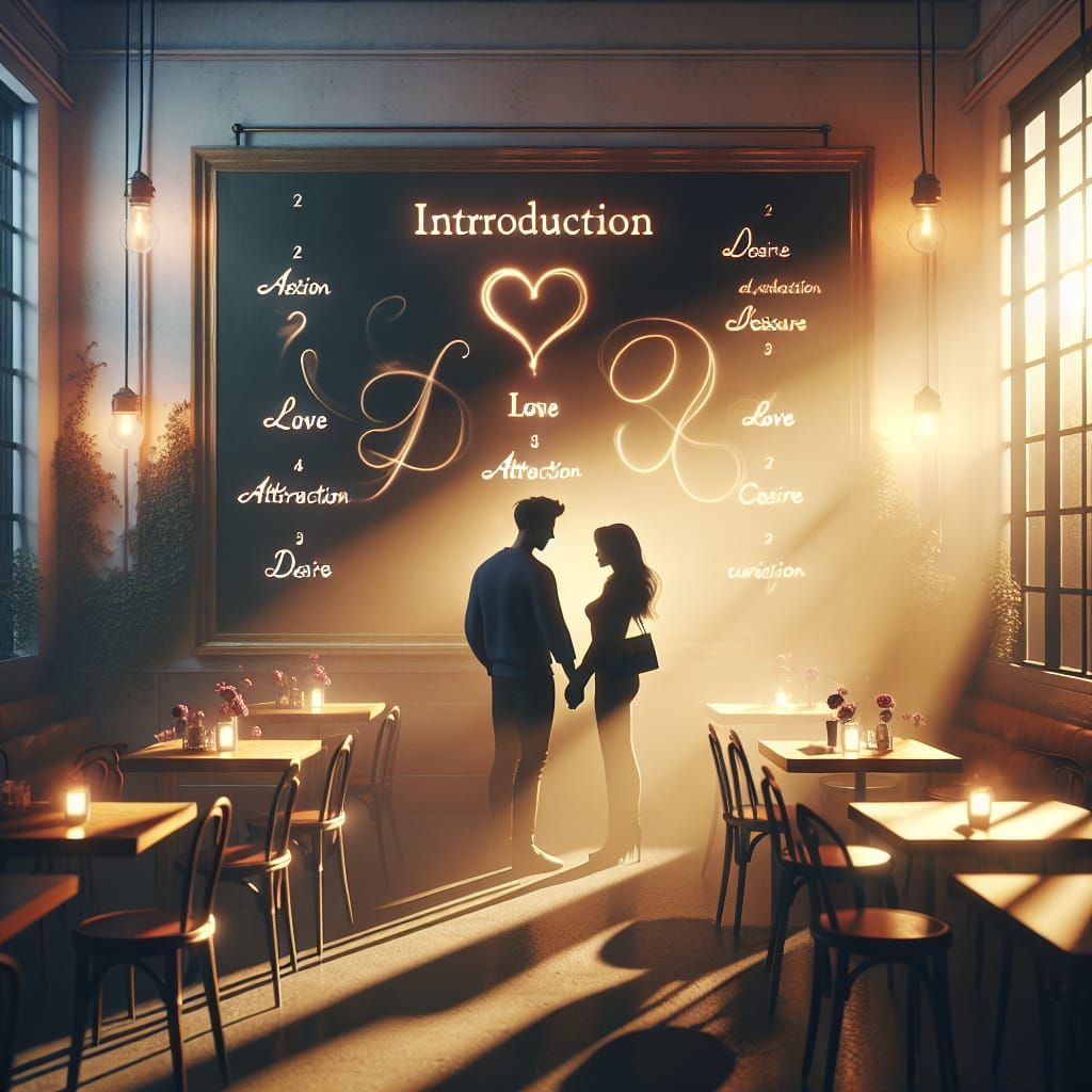 Golden Hour Silhouettes Holding Hands