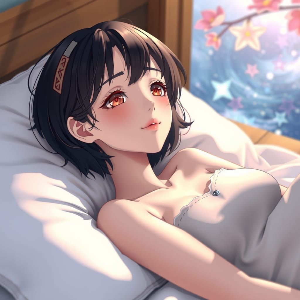 Ethereal Dreamer in a Fantastical Realm