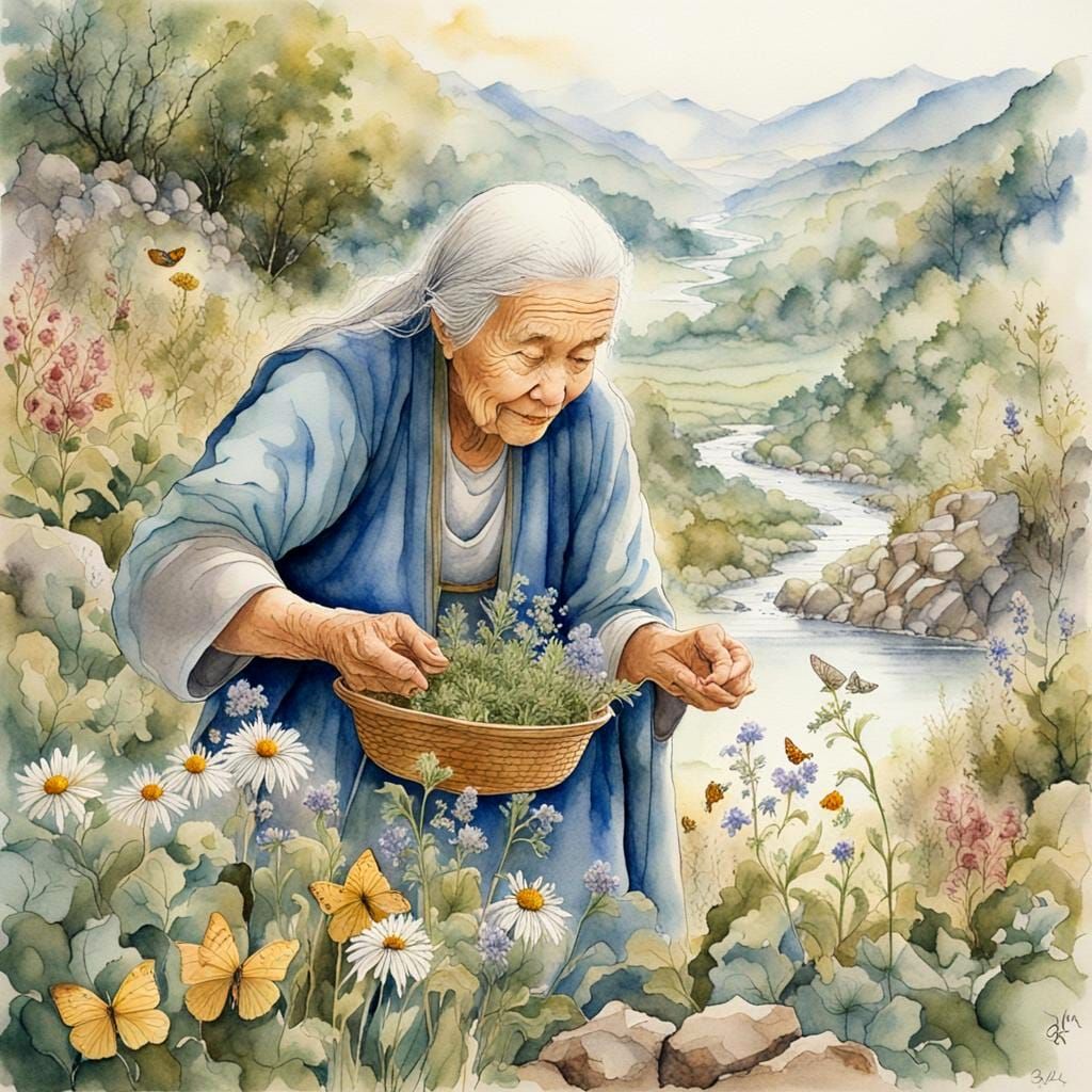 The old medecine woman