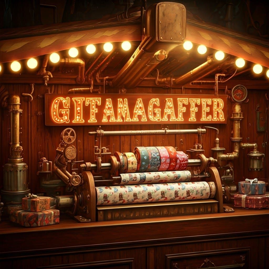 Steampunk Gift Wrapping Marvel