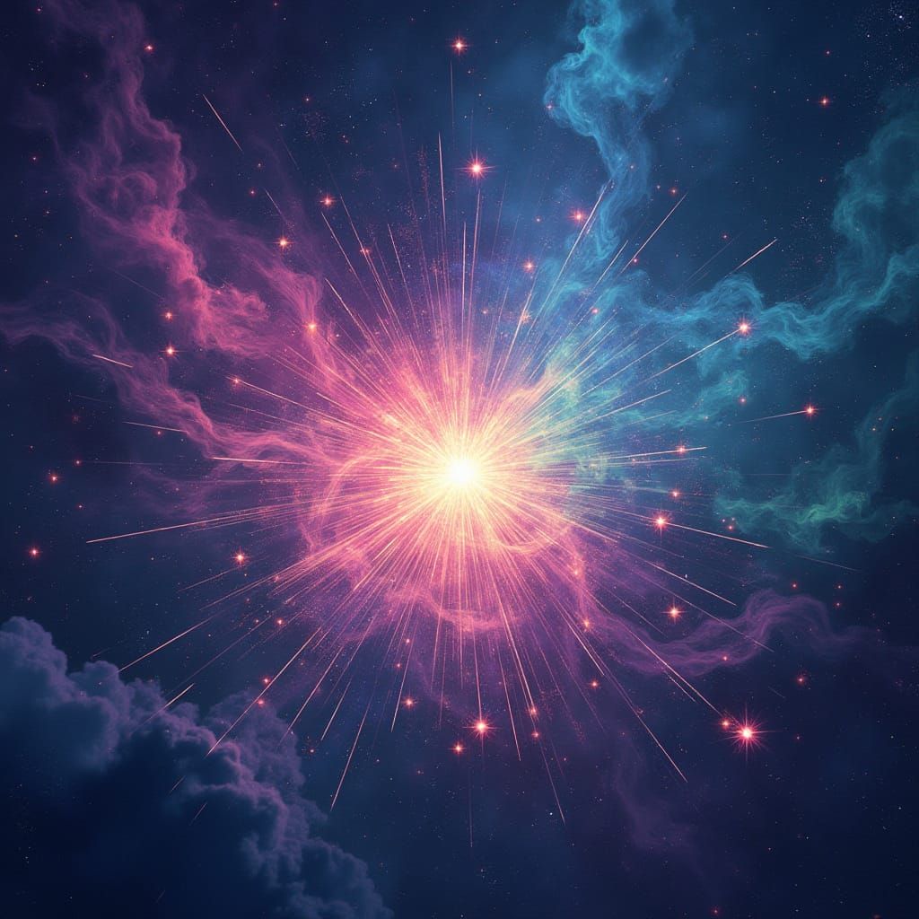 Cosmic Vortex of Exploding Stars