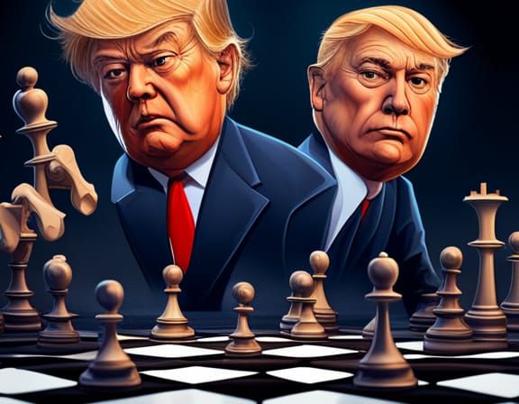 Chessboard Breakdance: Dark Fantasy Art in 8K