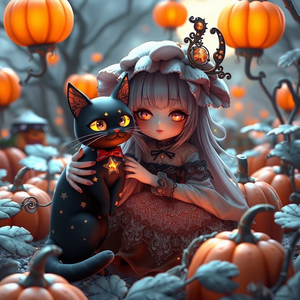 Adorable All Hallows Anime Goddess!!