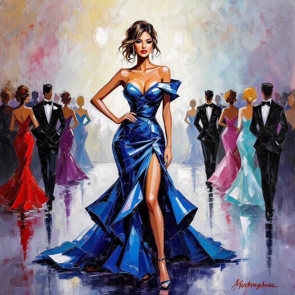 Impasto Outrageous scandal in a ballroom!