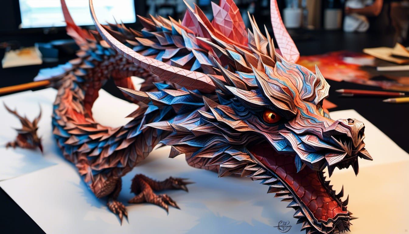 Origami Ryujin 3.5 masterpiece Dragon God