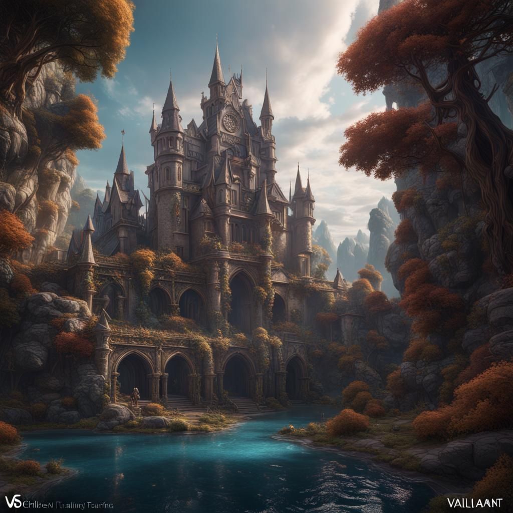 Fantastical Matte Painting of Michelle Vaillant