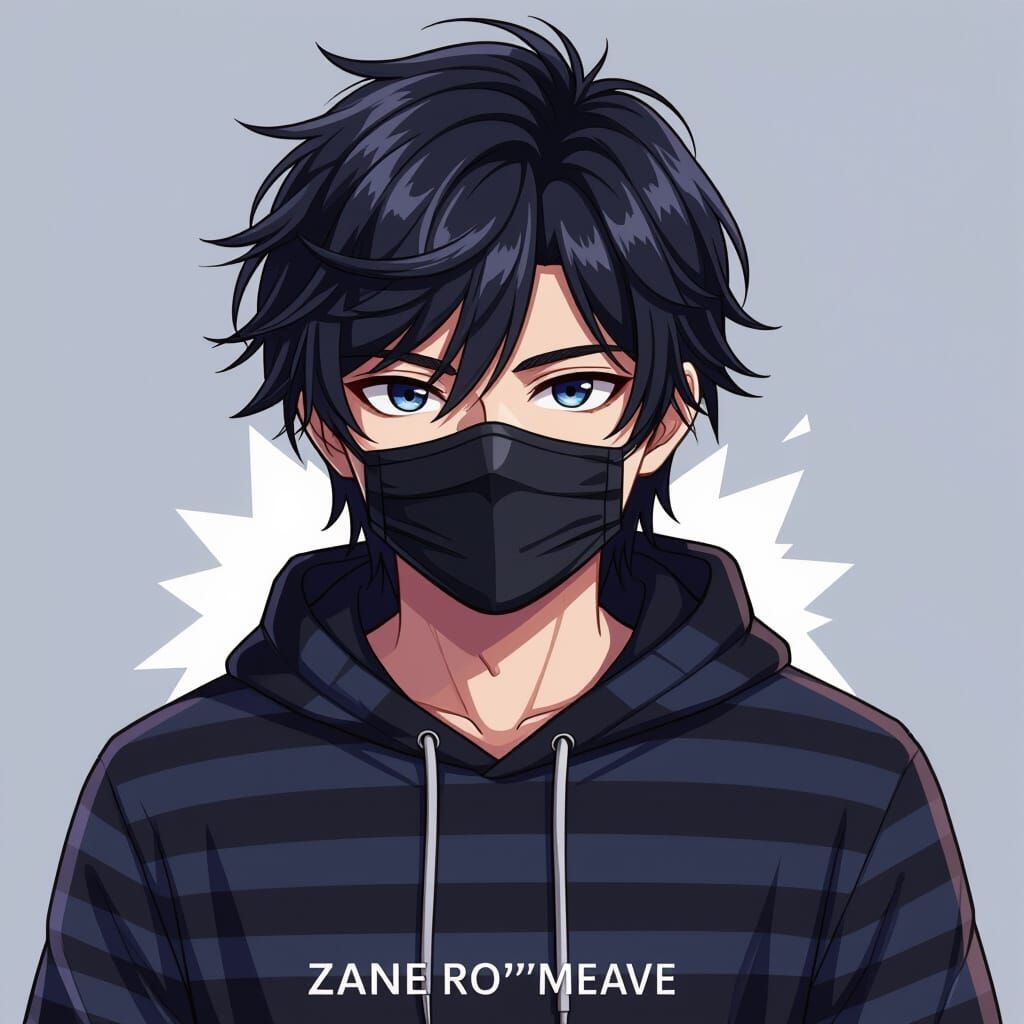 Zane Ro'Meave Anime Concept Art Portrait