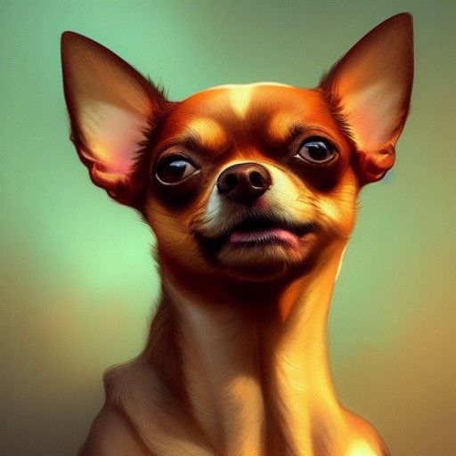 Hyperdetailed Chihuahua Portrait in Unreal Engine 5