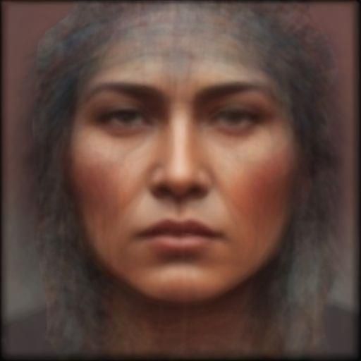 AI Portrait of a Native American Person