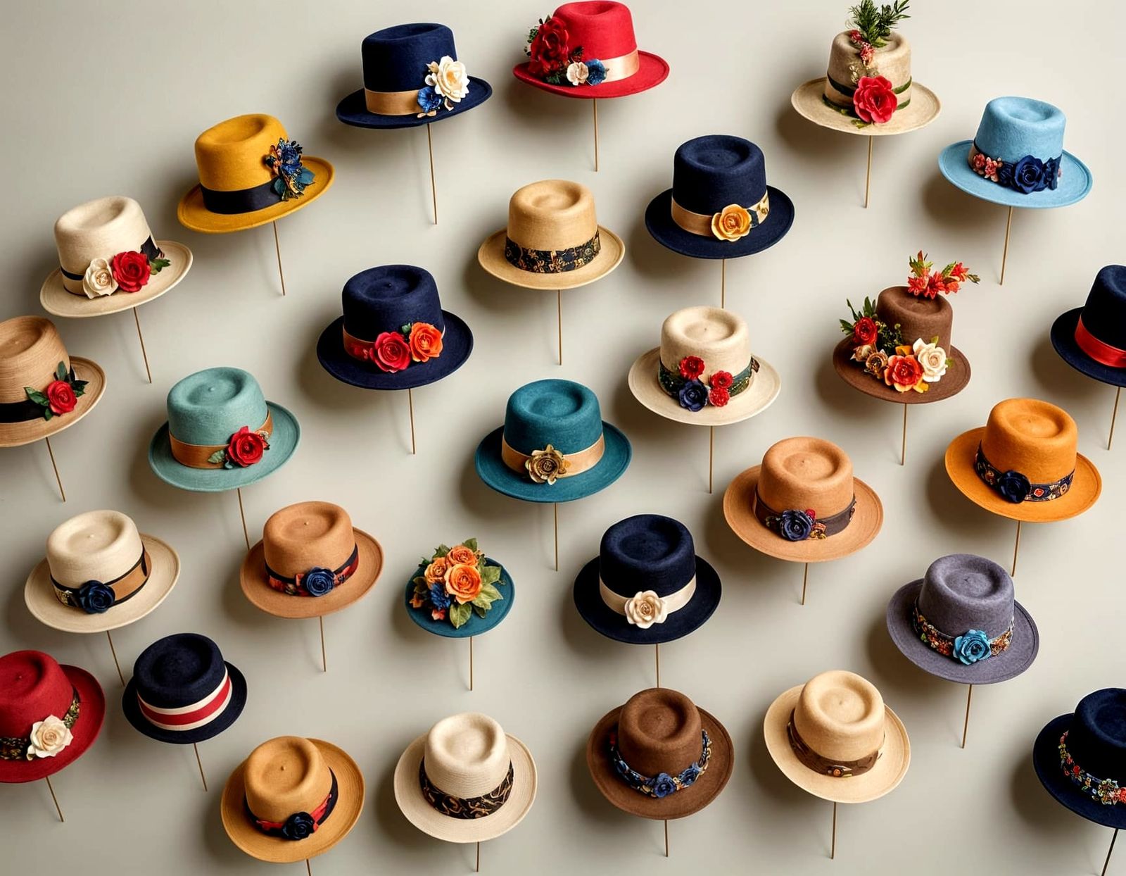 Whimsical Hats Collection with Unique Details