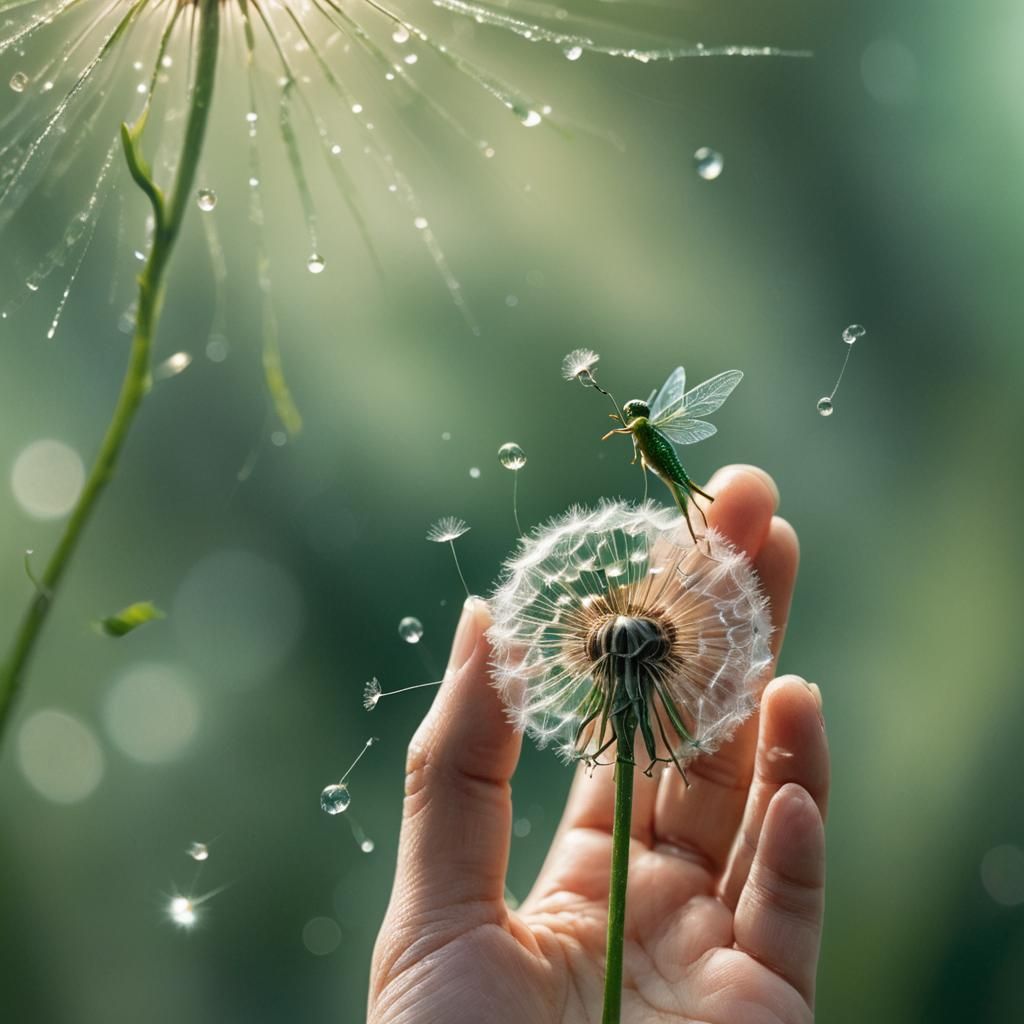 A detailed image of a dandelion