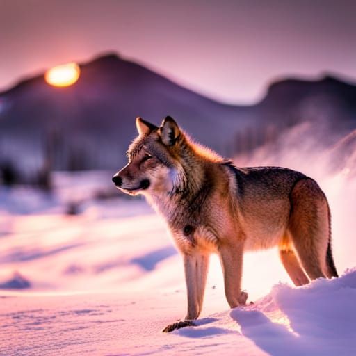 Lupus Ferox AI Image