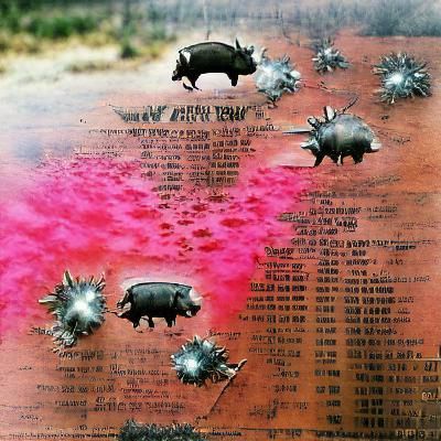 Grotesque War Pigs: A Surreal Military Allegory