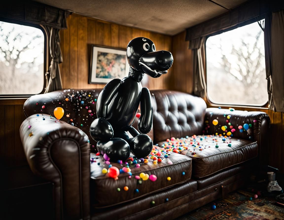 Balloon Animal on the Couch II